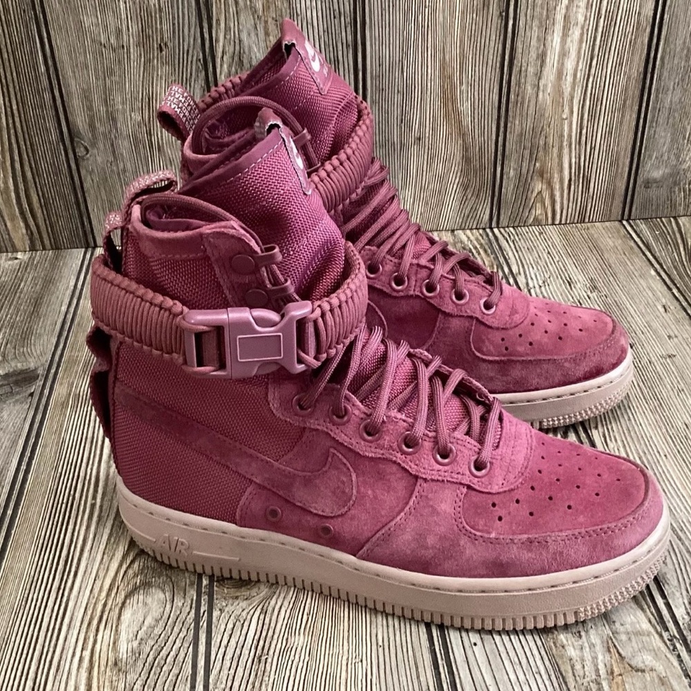 Nike SF Air Force 1 High Dusty Rose Pink Suede Sneakers Women’s 7.5 Tactical AF1 - Picture 10 of 10
